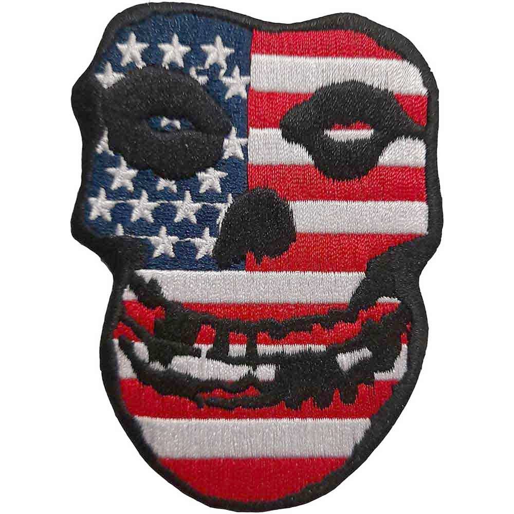 Misfits - USA Skull Patch - Multicolours